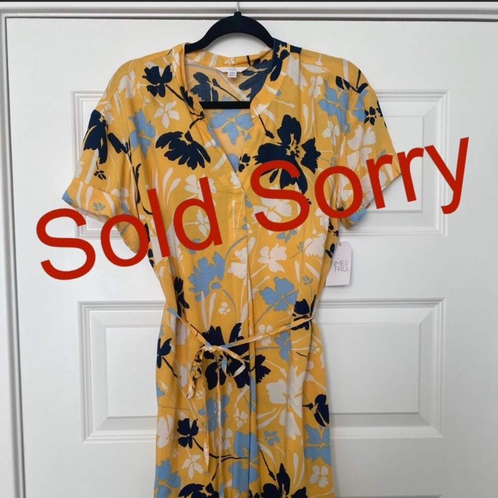 Time & Tru Summer Beach Dress